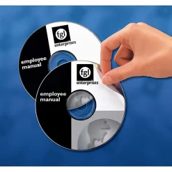 Avery Laser Media Labels, White Matte, 50 Disc and 100 Spine Labels/Pack (5931) Clearance