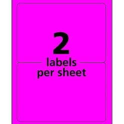 Avery Laser Shipping Labels, 5 1/2