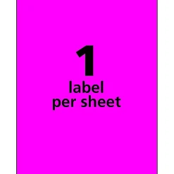 Avery Laser Shipping Labels, 8-1/2
