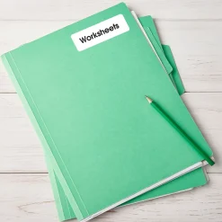 Avery Laser/Inkjet Multipurpose Labels, 1" x 3", White, 250 Labels/Pack (5436) Online