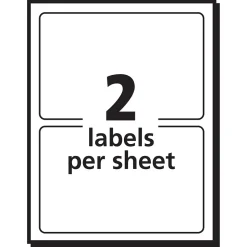 Avery Laser/Inkjet Multipurpose Labels, 2