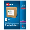 Avery Laser/Inkjet Shipping Labels, 8-1/2" x 11", White, 250 Labels/Box (95920)* Shipping Labels