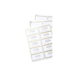Avery Laser/Inkjet Shipping Labels, 2" x 4", White with Metallic Gold Borders, 100 Labels/Pack (6541)* Shipping Labels