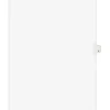 Avery Legal Pre-Printed Paper Dividers, Side Tab L, White, Style, Letter Size, 25/Pack (01412)