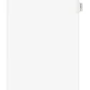 Avery Legal Pre-Printed Paper Dividers, Side Tab EXHIBIT A Tab, White, Style, Letter Size, 25/Pack (01371) Outlet