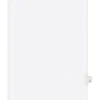 Avery Legal Pre-Printed Paper Dividers, Side Tab L, White, Style, Letter Size, 25/Pack (01422)