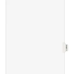 Avery Legal Pre-Printed Paper Dividers, Side Tab EXHIBIT G, White, Style, Letter Size, 25/Pack (01377) Clearance