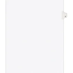 Avery Legal Pre-Printed Paper Dividers, Side Tab #5, White, Style, Letter Size, 25/Pack (11915) Outlet