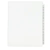 Avery Legal Pre-Printed Paper Divider Collated Set, 101-125 Tabs, White, Style, Letter Size (01334) Hot