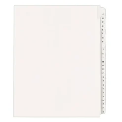 Avery Legal Pre-Printed Paper Divider Collated Set, A-Z Tabs, White, Allstate Style, Letter Size (01700) Outlet