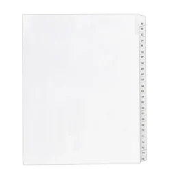 Avery Legal Pre-Printed Paper Divider Collated Set, 51-75 Tabs, White, Allstate Style, Letter Size (01703) Best