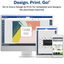 Discount Microperforated Business Cards, 2