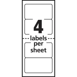 Avery Mini-Sheets Laser/Inkjet Shipping Labels, 2