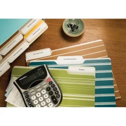 Avery Mini-Sheets Laser/Inkjet File Folder Labels, 2/3