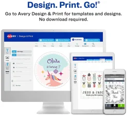 Avery Multi-Use Laser/Inkjet Identification & Color Coding Label, 1 3/4