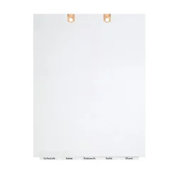 Avery Narrow Write & Erase Paper Dividers for Classification Folders, 5 Tabs, Bottom Tabs (13164)