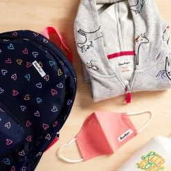 Avery No-Iron Fabric Labels on 4" x 6" Sheets, 1/2" x 1-3/4", White, Non-Printable, 54 Labels/Pack (40720) Hot