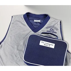 Avery No-Iron Fabric Labels, Assorted Shapes and Sizes, White, Non-Printable, 45 Labels/Pack (40700) Discount