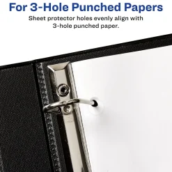 Avery Page Size Heavyweight Sheet Protectors, 8.5" x 11", Diamond Clear, 50/Box (74203) New