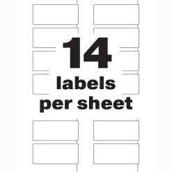 Avery PermaTrack Durable Laser Asset Tag Labels, 1-1/4