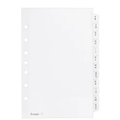 Avery Pre-Printed Mini Paper Dividers, A-Z Tabs, White (11313)