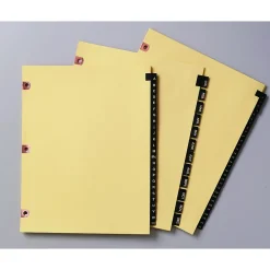Avery Pre-Printed Monthly Dividers, 12-Tab, Black/Gold (25181) Online
