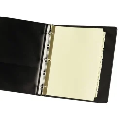 Avery Pre-Printed Paper Dividers with Laminated Tabs, Jan-Dec Tabs, Buff, Gold Reinforced (11307)