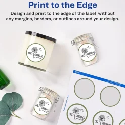 Avery Printable Round Labels with Sure Feed, 2