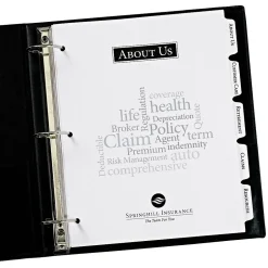 Avery Print-On Paper Dividers, 5 Tabs, White, 25 Sets/Pack (11517) Hot