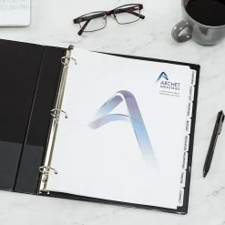 Avery Print-On Paper Dividers, 8 Tabs, White, 25 Sets/Pack (11554) Outlet