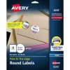 Avery Print-to-the-Edge Inkjet Round Labels, 1 1/2" Dia, White, 400 Labels/Pack (8293)* Shipping Labels
