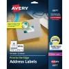 Avery Print-to-the-Edge Laser Address Labels, 1-1/4" x 2-3/8", White, 450 Labels/Pack (6871)* Address Labels