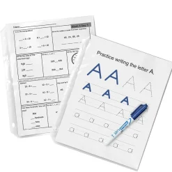 Avery Quick Load Non-Glare Heavyweight Sheet Protectors, 8.5