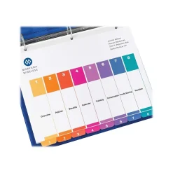 Avery Ready Index Table of Contents Paper Dividers, 1-8 Tabs, Multicolor (11133) Discount