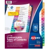 Avery Ready Index Table of Contents Paper Dividers, 1-15 Tabs, Multicolor, 6 Sets/Pack (11197) Best