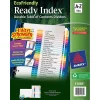 Avery Ready Index Table of Contents EcoFriendly Paper Dividers, A-Z Tabs, Multicolor (11085)