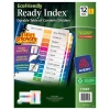 Avery Ready Index Table of Contents EcoFriendly Paper Dividers, 1-12 Tabs, Multicolor, 3 Sets/Pack (11083) Discount