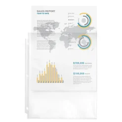 Avery Recycled Economy Weight Sheet Protectors, 8-1/2