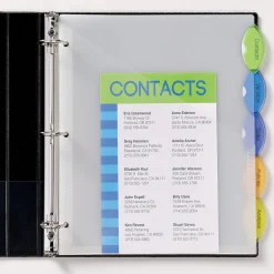 Avery Style Edge Insertable Plastic Dividers with Pocket, 5 Tabs, Multicolor (11292) Best