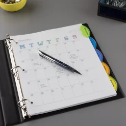 Avery Style Edge Insertable Plastic Dividers, 5-Tab, Assorted, 120/Carton Sale