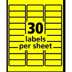 Avery Sure Feed Laser Address Labels, 1
