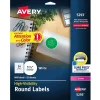 Avery Sure Feed Laser Round Labels, 1-2/3" Dia, White, 600 Labels/Pack (5293) Best