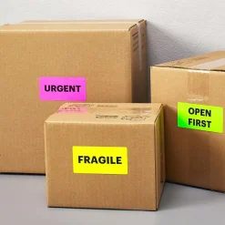 Avery Sure Feed Laser Shipping Labels, 2"x 4", Neon Assorted, 1,000 Labels/Box (5964)* Shipping Labels