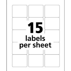 Avery Sure Feed Laser/Inkjet Durable ID Labels, 2