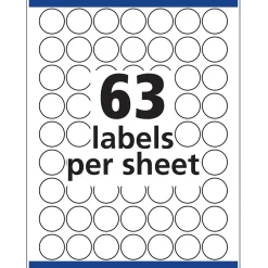 Avery Sure Feed Laser/Inkjet Multipurpose Labels, 1