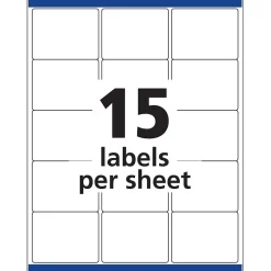 Avery Sure Feed Laser/Inkjet ID Labels, 2