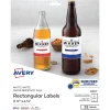Avery Sure Feed Laser/Inkjet Durable Print-to-the-Edge Labels, 3.5" x 4.75", Satin White, 32 Labels/Pack (22827) Online