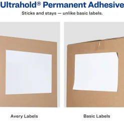 Avery TrueBlock Inkjet Shipping Labels, 8-1/2