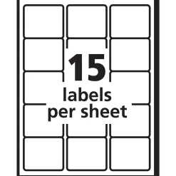 Avery TrueBlock Laser Durable ID Labels, 2