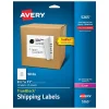 Avery TrueBlock Laser Shipping Labels, 8-1/2" x 11", White, 25 Labels/Pack (5265)* Shipping Labels